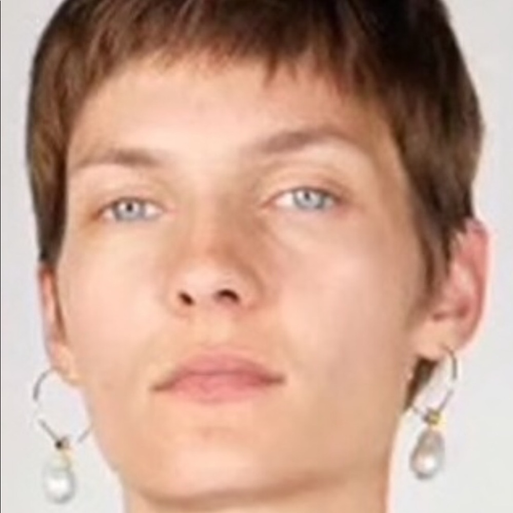 Last one Faux pearl  Earrings Art deco European design - Picture 2 of 9